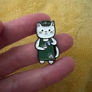 Starbucks Barista Cat Pin 😻
